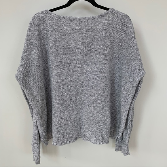 Moth Gray/White Oversized Sweater Size S - Picture 2 of 6